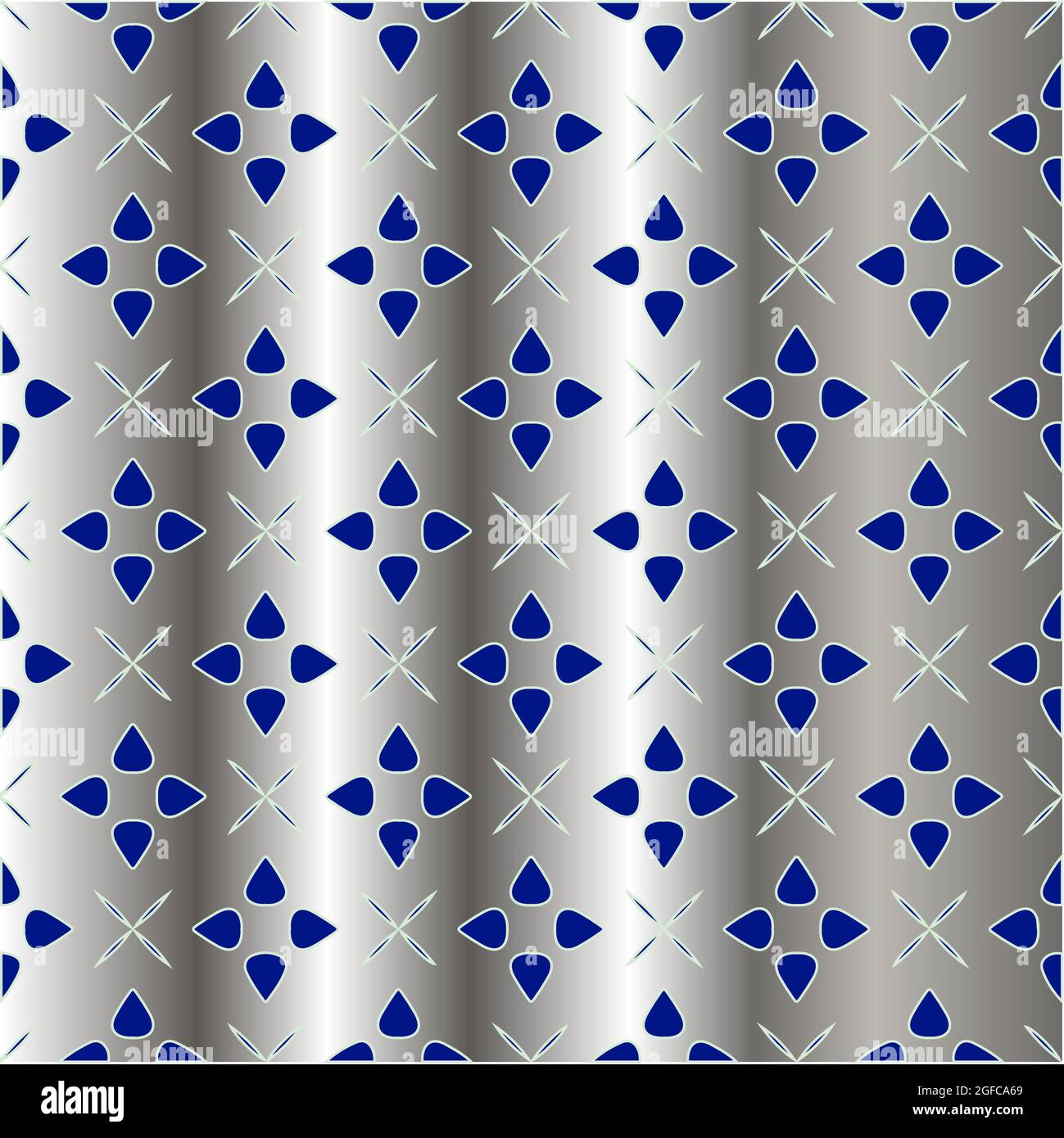 Blue Metal Pattern metal pattern on a blue background. pattern for fabric, wallpaper ...