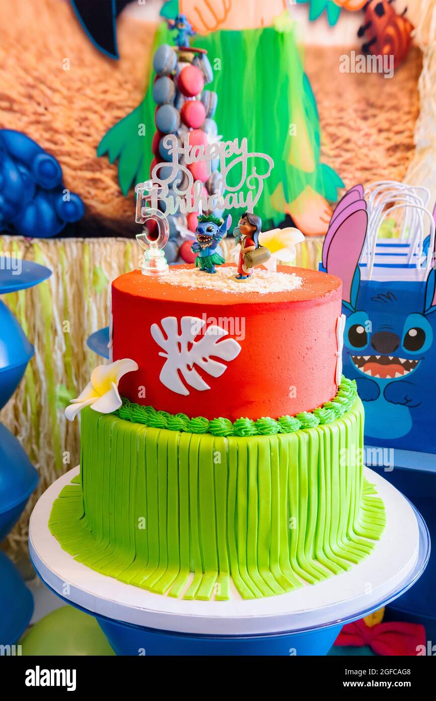 Lilo And Stitch birthday cake inspiration! 🎶 #BirthdayCake #BirthdayParty  #BirthdayPartyIdeas #CakeDeco…