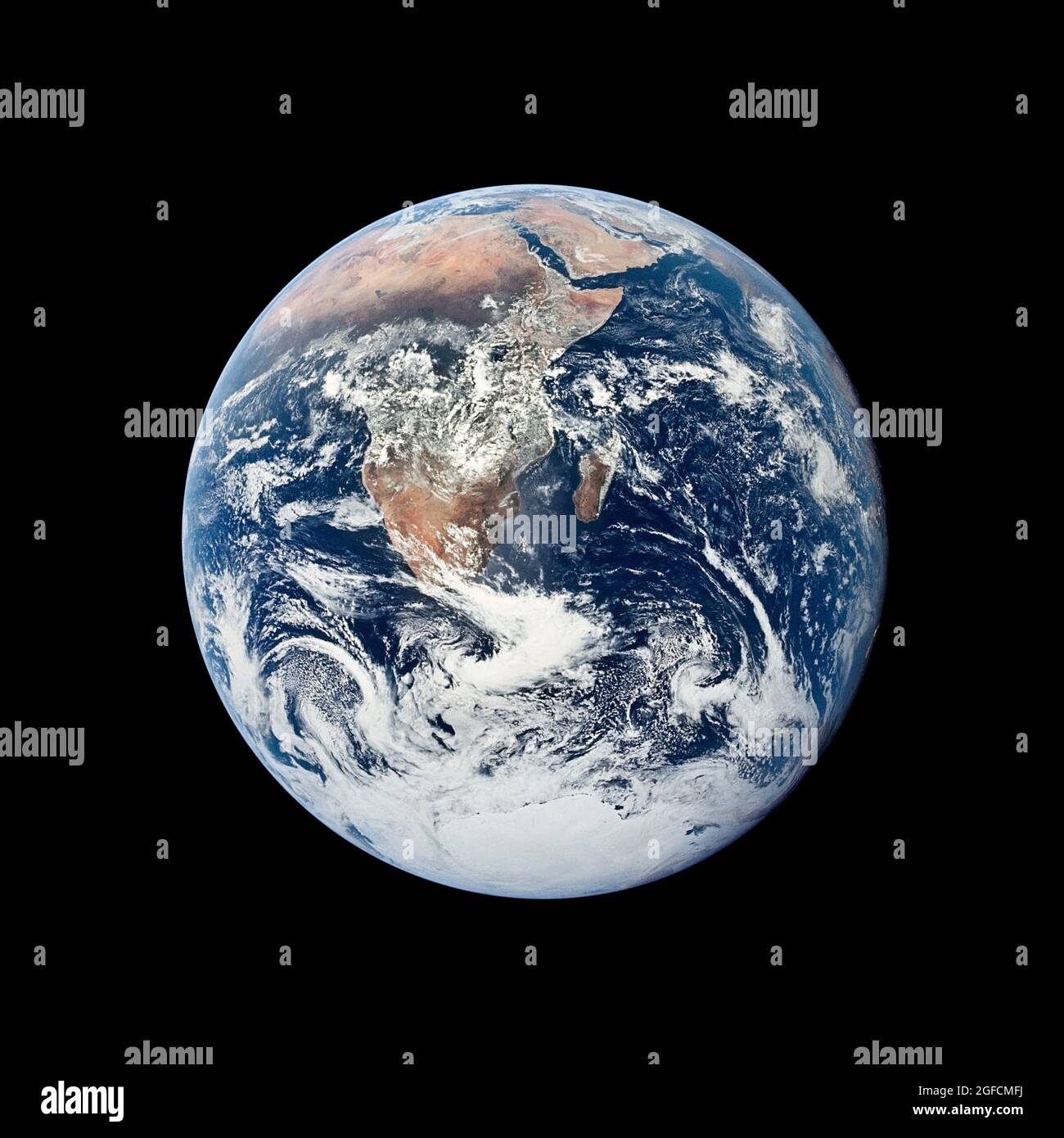 7 Dec. 1972) --- This view of Earth was seen by the Apollo 17 crew