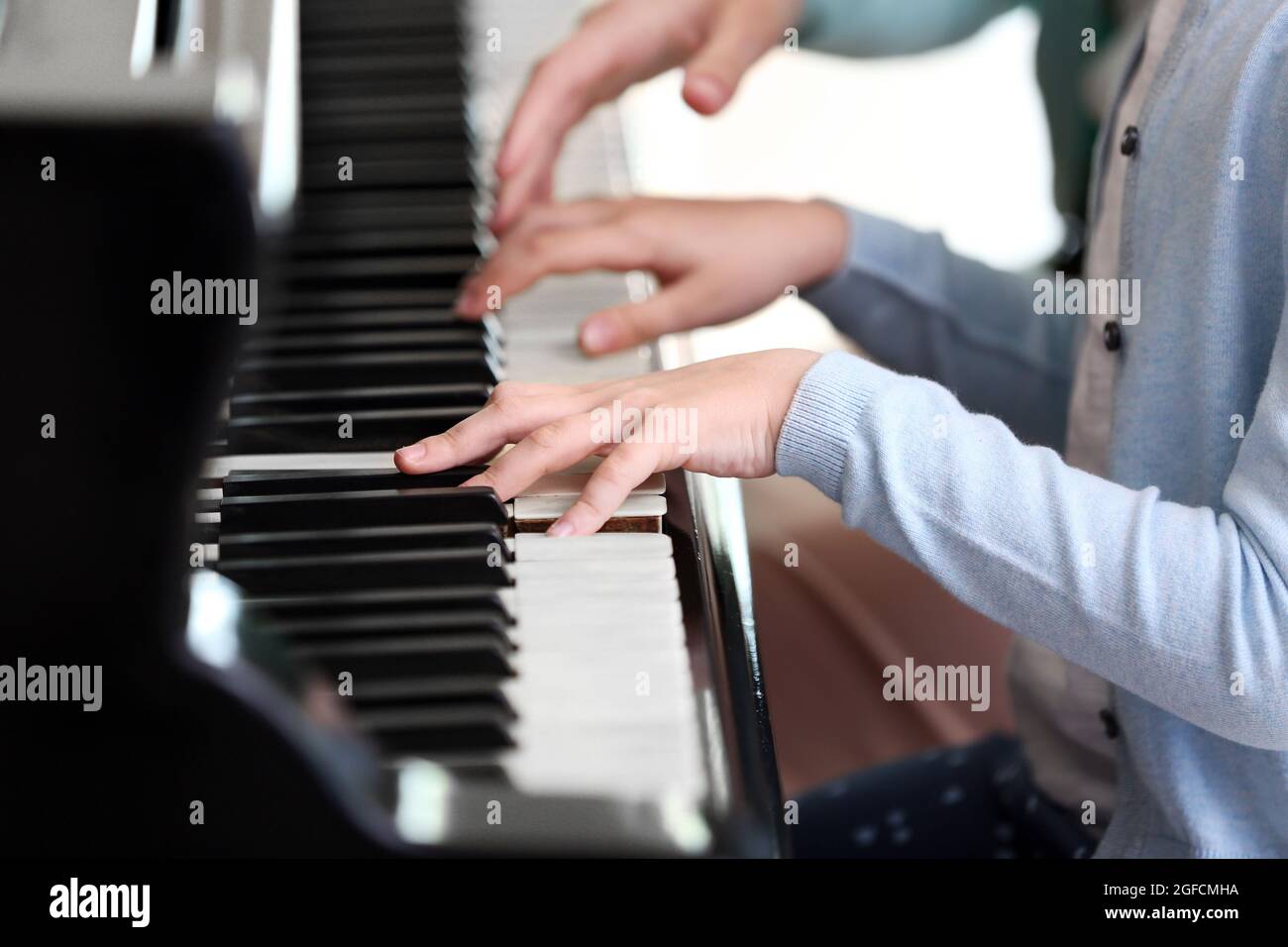 learning to play the piano