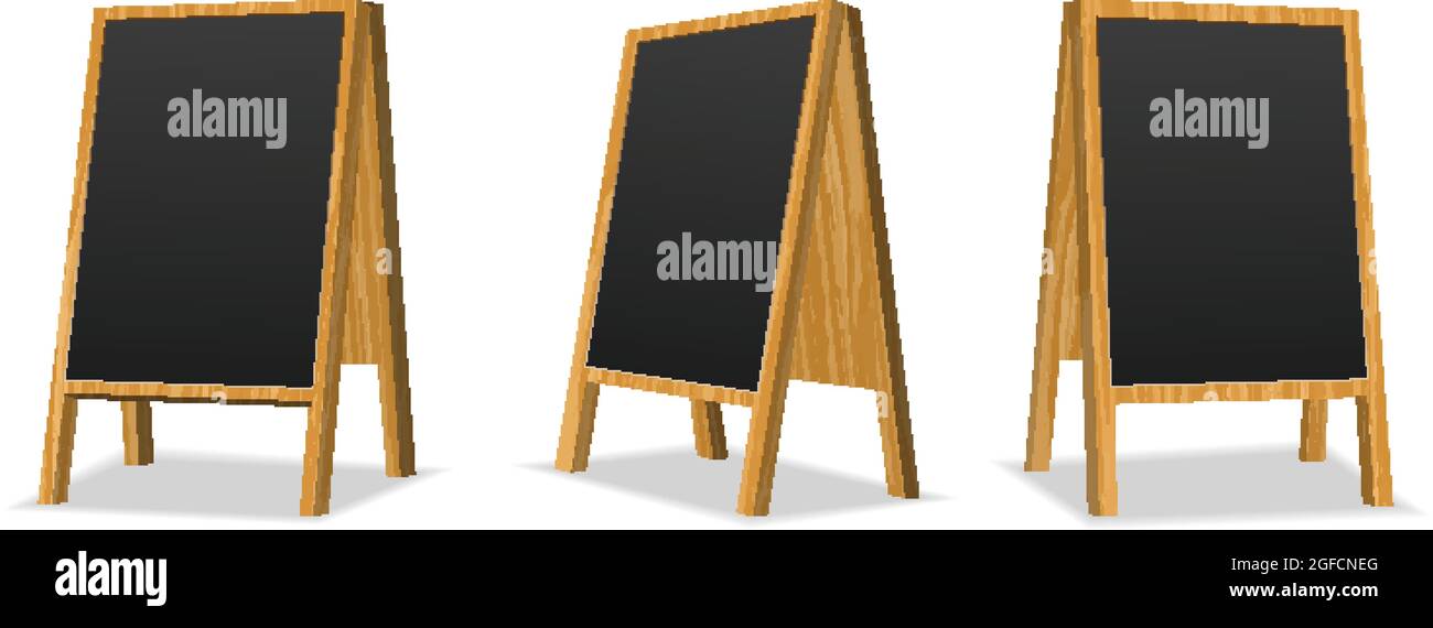 Advertising stands on a white background. Vector illustration Stock Vector Image & Art Alamy