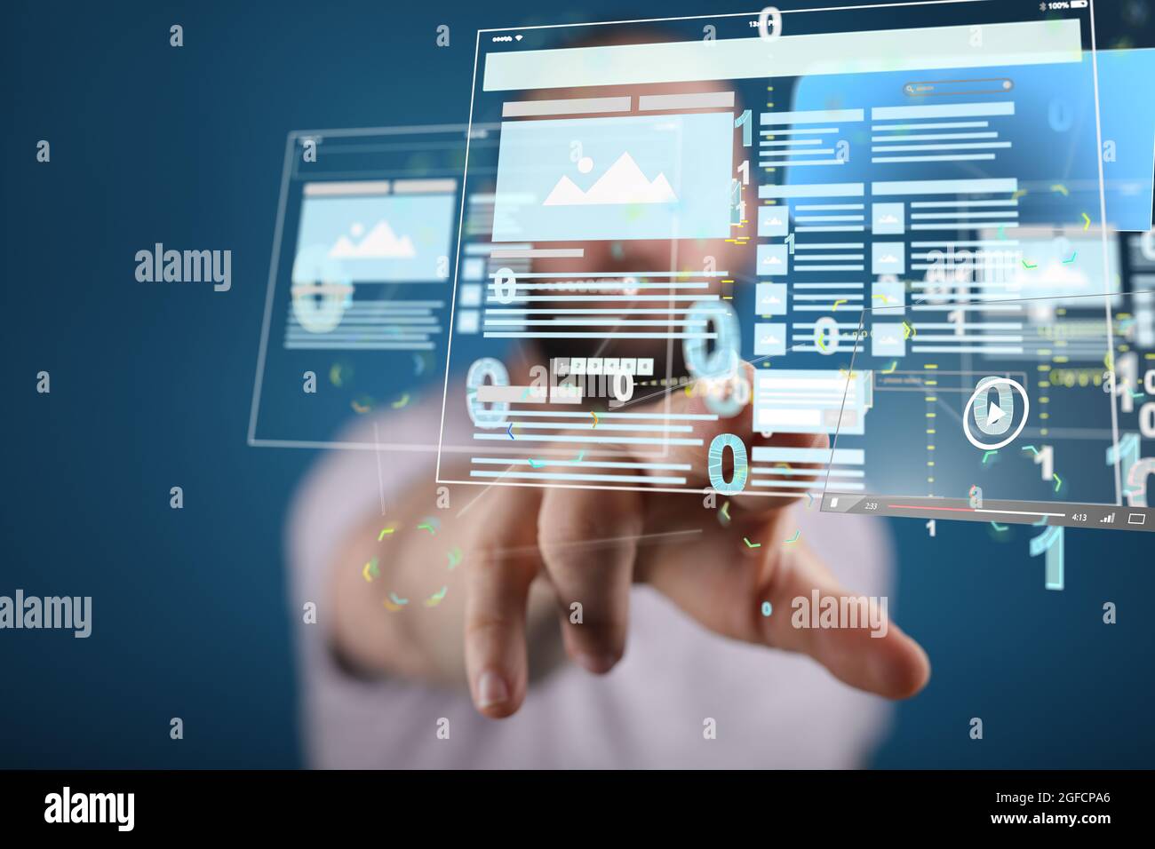 Template illustration hand hi-res stock photography and images - Alamy
