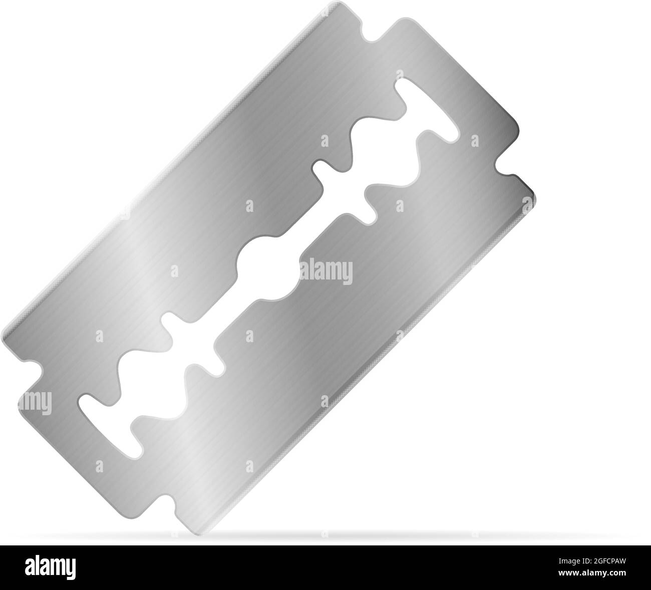 Blade razor on a white background. Vector illustration Stock Vector