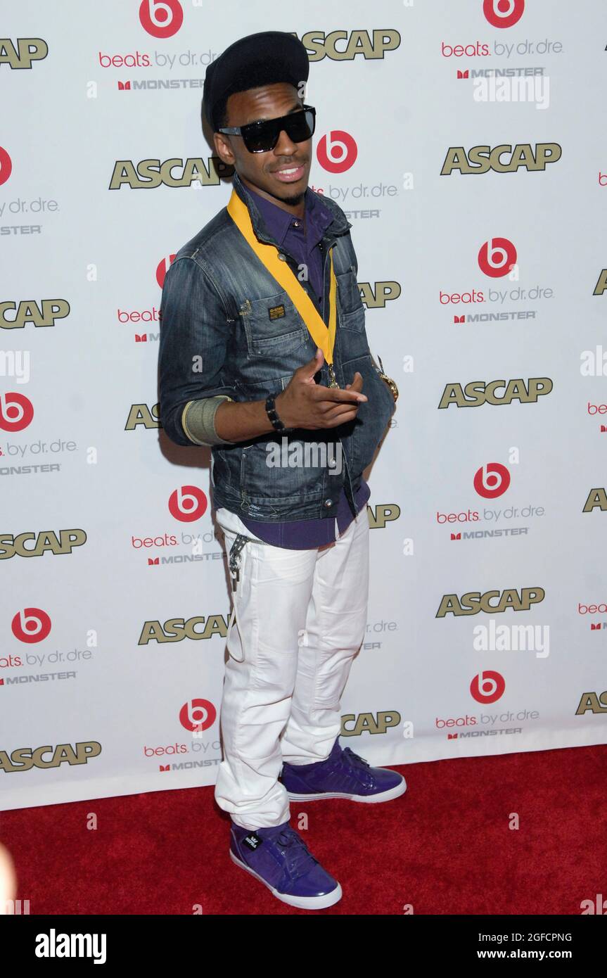 Nate Walka attend arrivals for the 23rd annual ASCAP Rhythm & Soul Awards at The Beverly Hilton hotel on June 25, 2010 in Los Angeles, California. Stock Photo