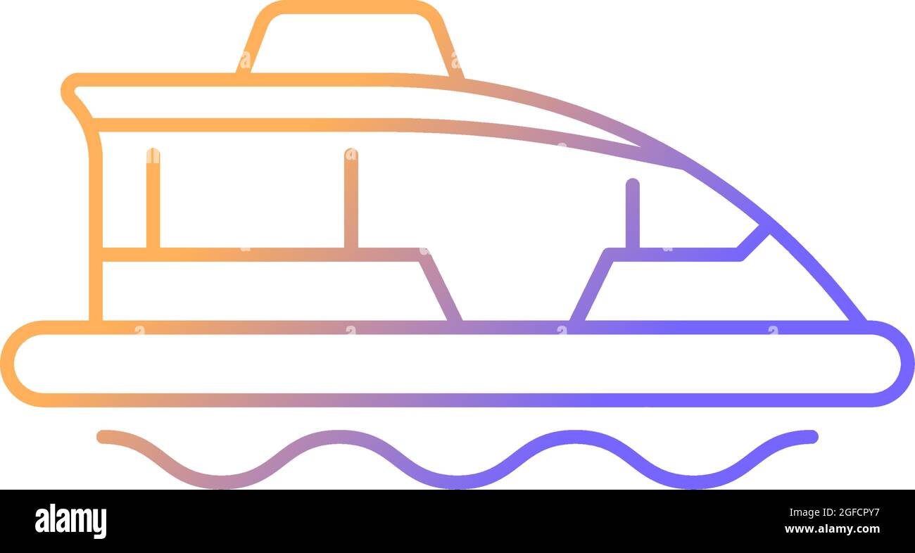 Water taxi gradient linear vector icon Stock Vector Image & Art - Alamy