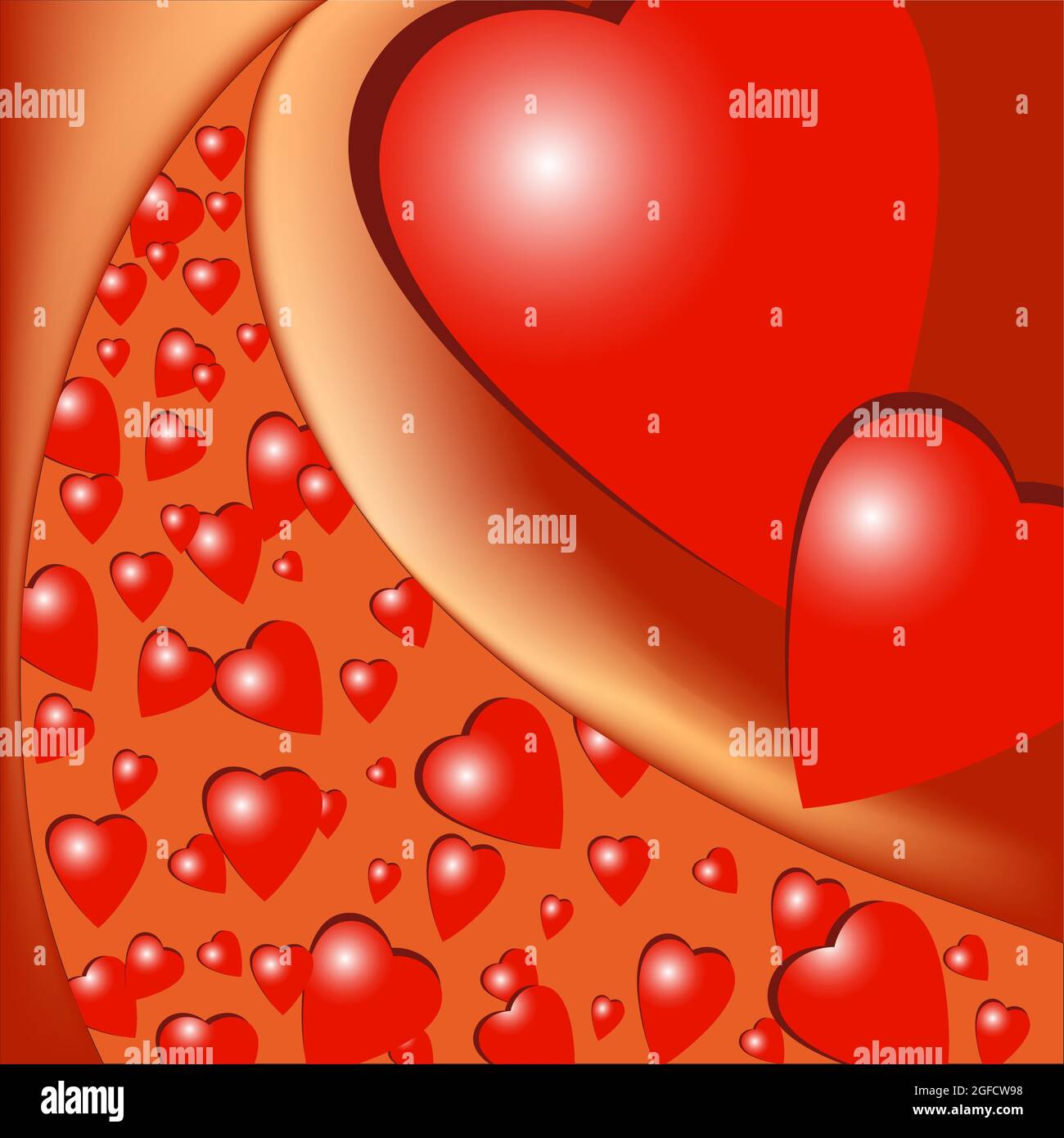 Love vector background illustration, great for presentation backgrounds