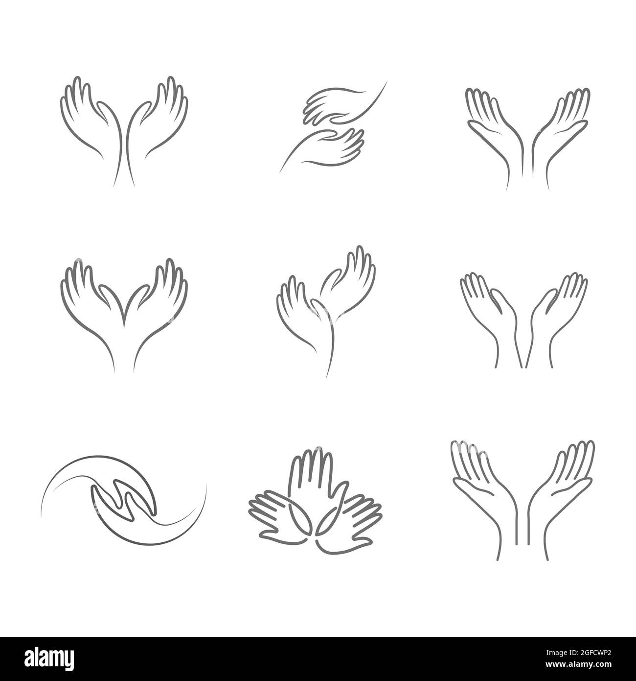 Hand Care icon Template vector illustration design Stock Photo - Alamy