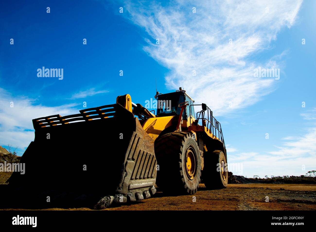 Large Heavy Duty Mining Loader Stock Photo - Alamy