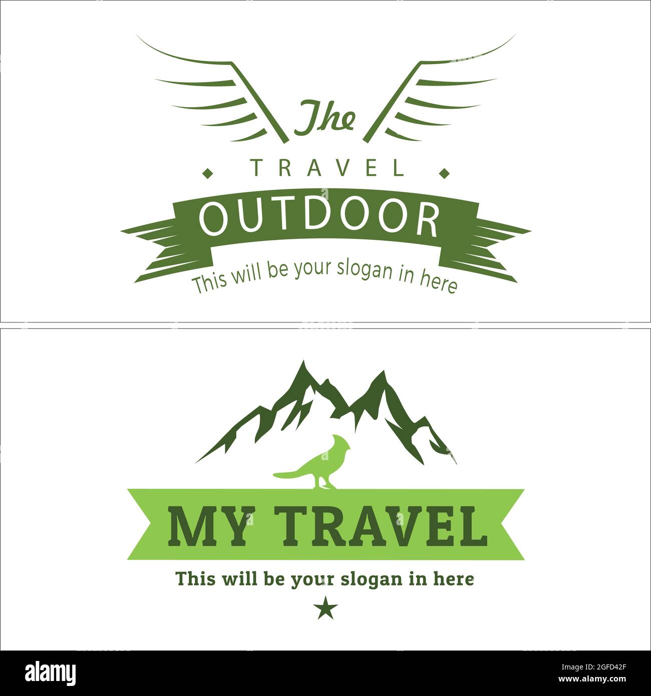 Travel outdoor recreation logo design Stock Vector Image & Art Alamy