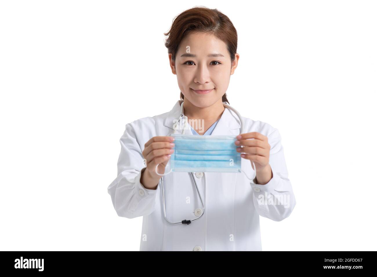 Young doctor wearing surgical mask Stock Photo Alamy
