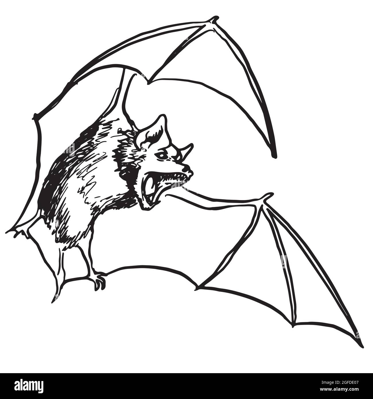 Bat tattoo design