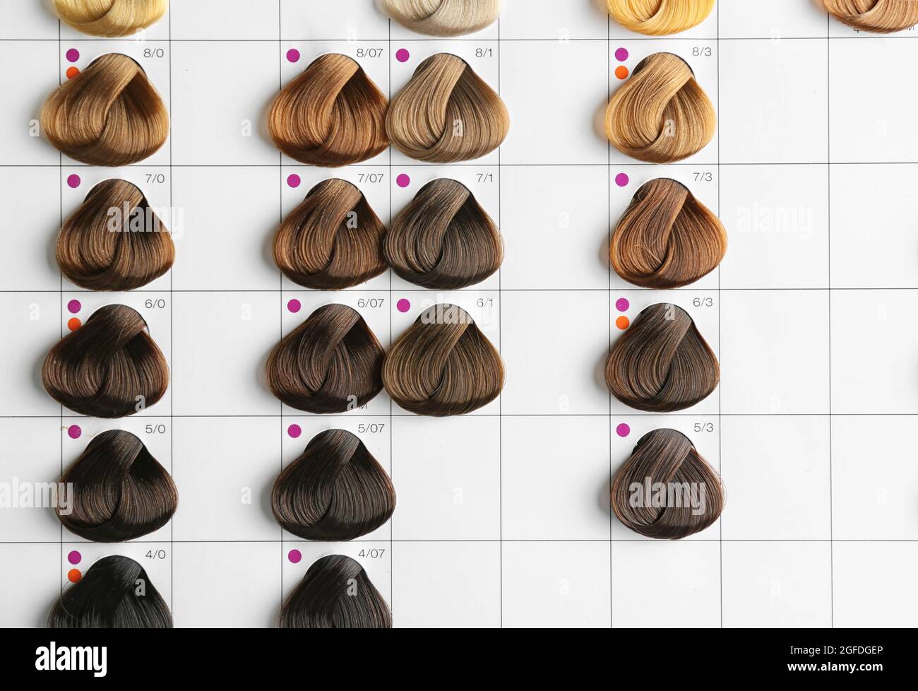 12400 Hair Color Chart Stock Photos Pictures  RoyaltyFree Images   iStock  Hair dye Hair swatches Hair salon