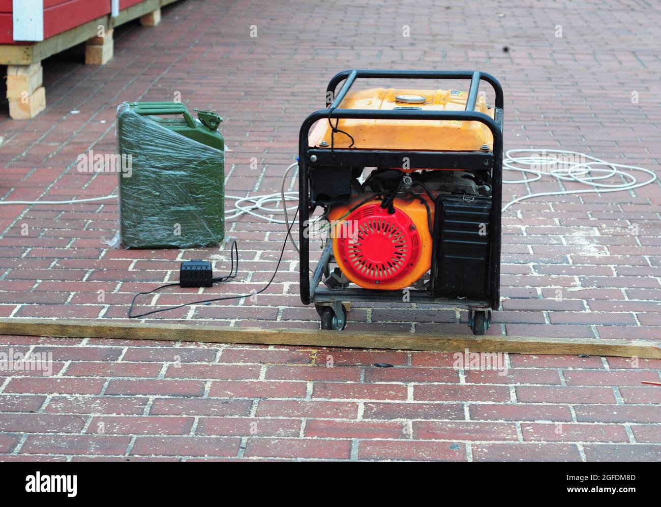 Mobile diesel power station hi-res stock photography and images - Alamy