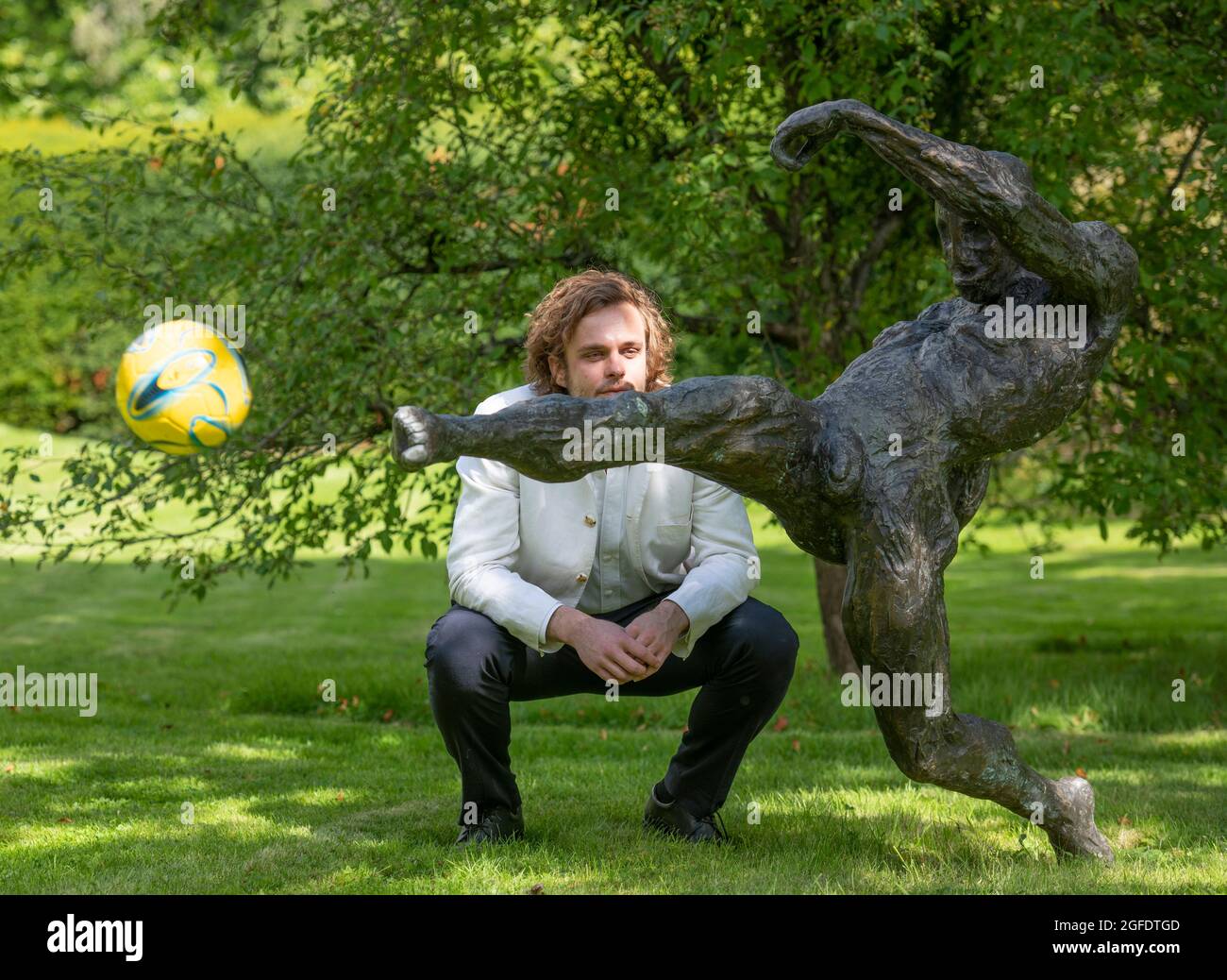 Midgham House, Berkshire, UK. 25 August 2021. Preview of The Studio of