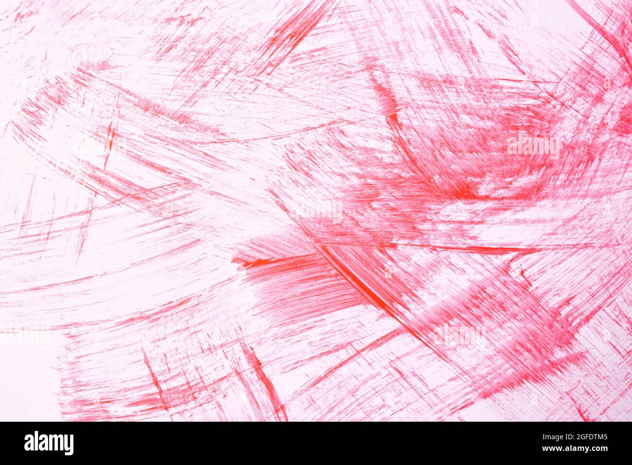 Abstract art background light red and white colors. Watercolor painting ...