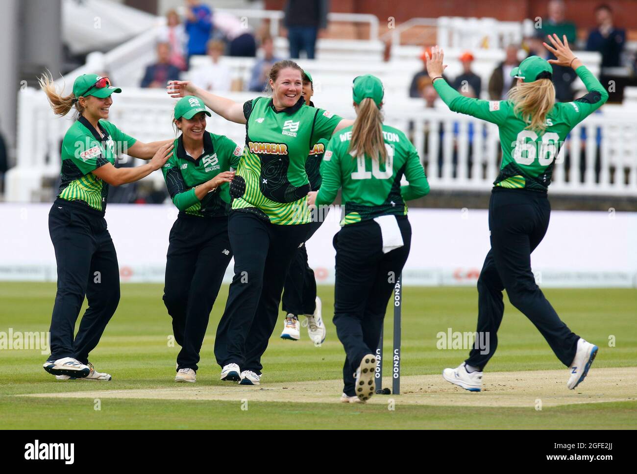 LONDON, ENGLAND AUGUST 21Anya Shrubsole of Southern Brave Women
