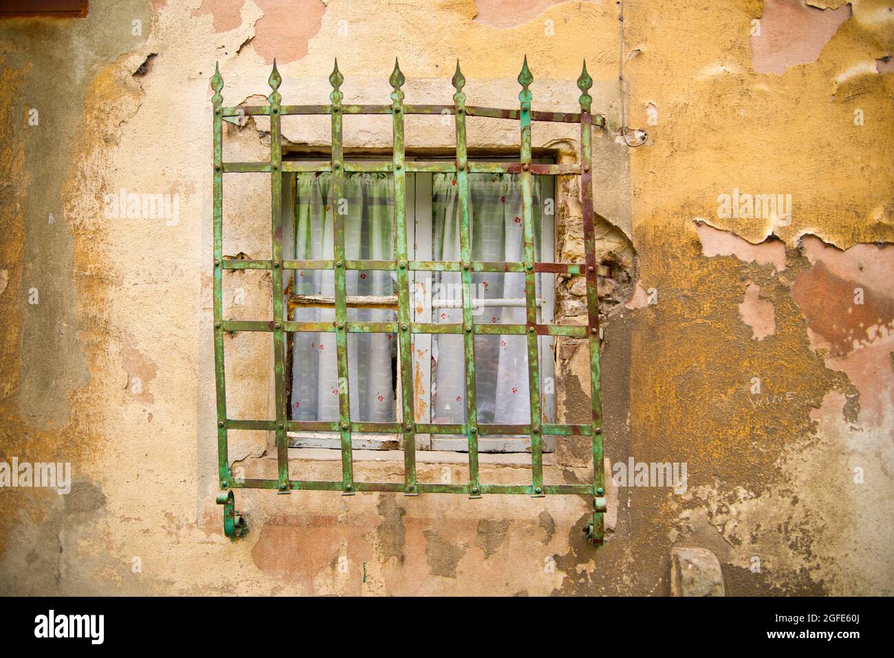 Protect your home with a railing at the window Stock Photo - Alamy