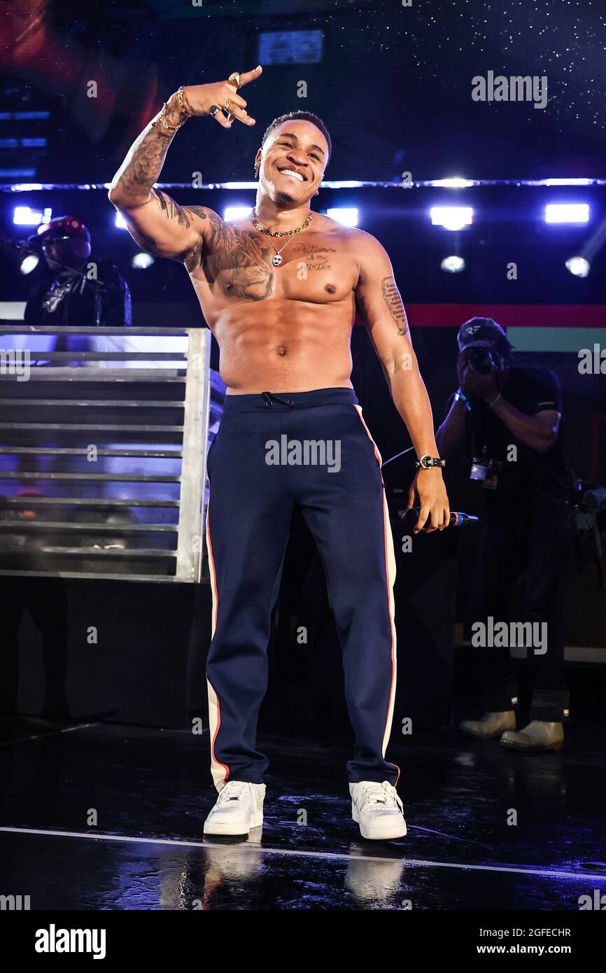 East Rutherford, New Jersey, USA. 22nd Aug, 2021. Rotimi at Hot 97 Summer Jam 2021 at Met Life Stadium on August 22, 2021 in East Rutherford, New Jersey. Credit: Raymond Alston/Media Punch/Alamy Live News Stock Photo