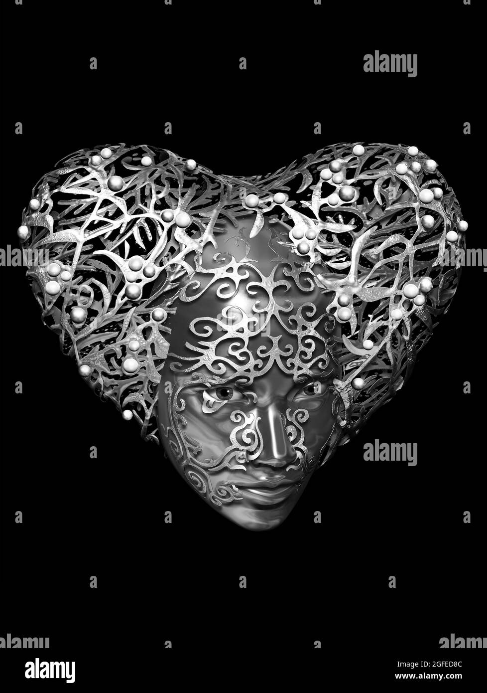 heart; jewelry; brooch; jewelry heart; art Stock Photo Alamy