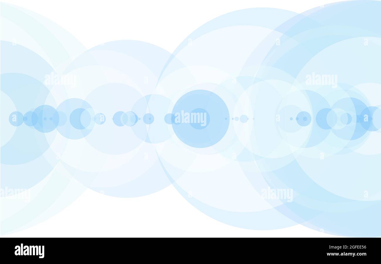 Abstract blue background with circles lines Stock Vector Image & Art ...