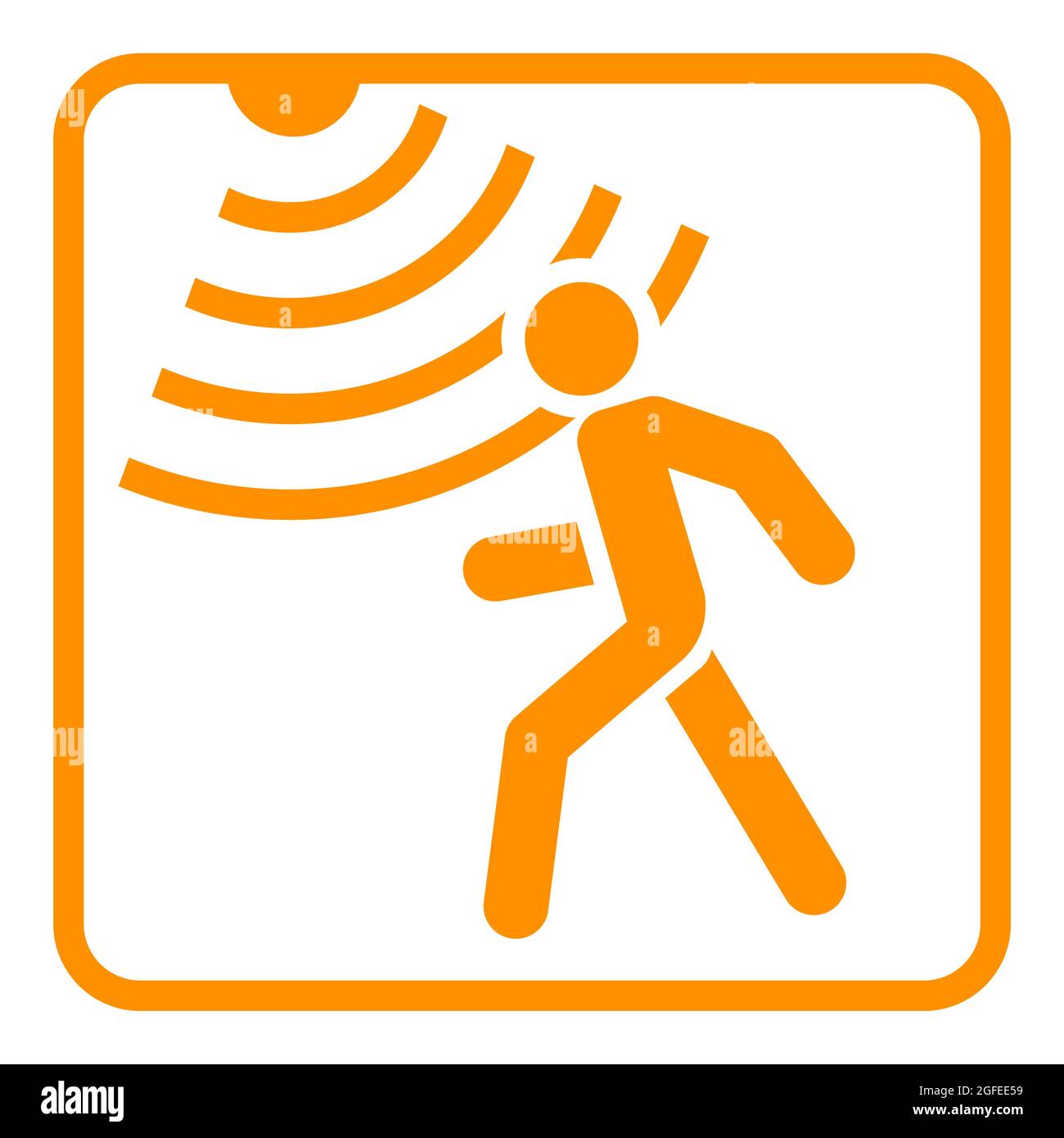 Motion sensor icon vector vectors hi-res stock photography and images