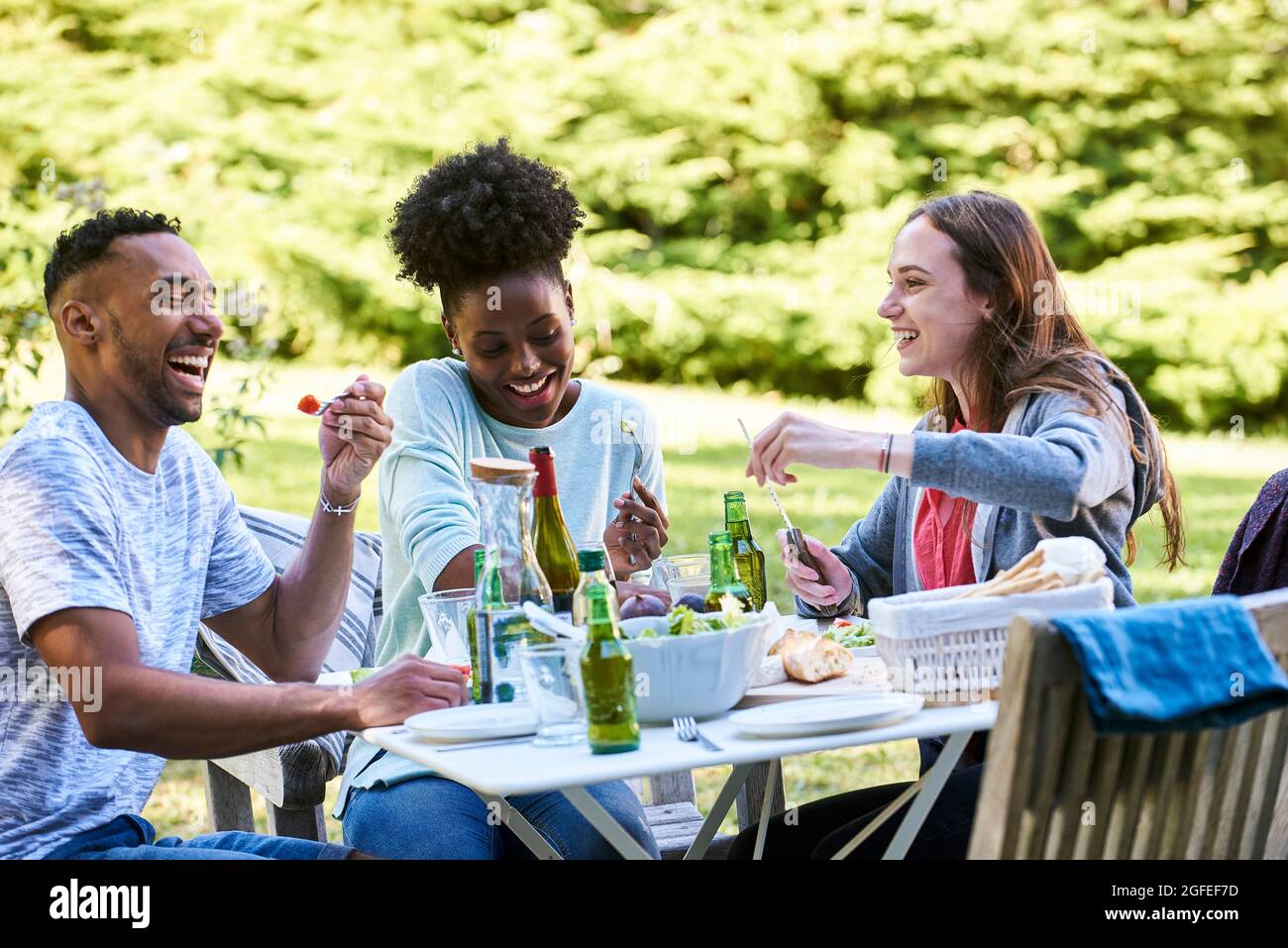 Young People Having Refreshments High Resolution Stock Photography and ...