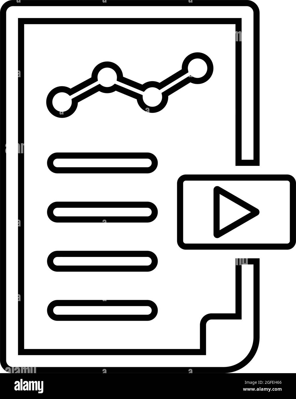 Overview icon hi-res stock photography and images - Alamy