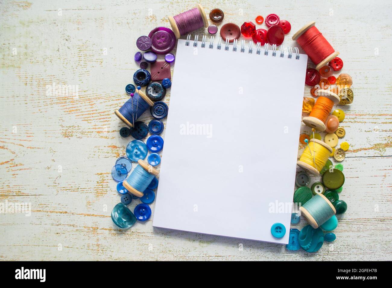 Rainbow Fashion Notebook