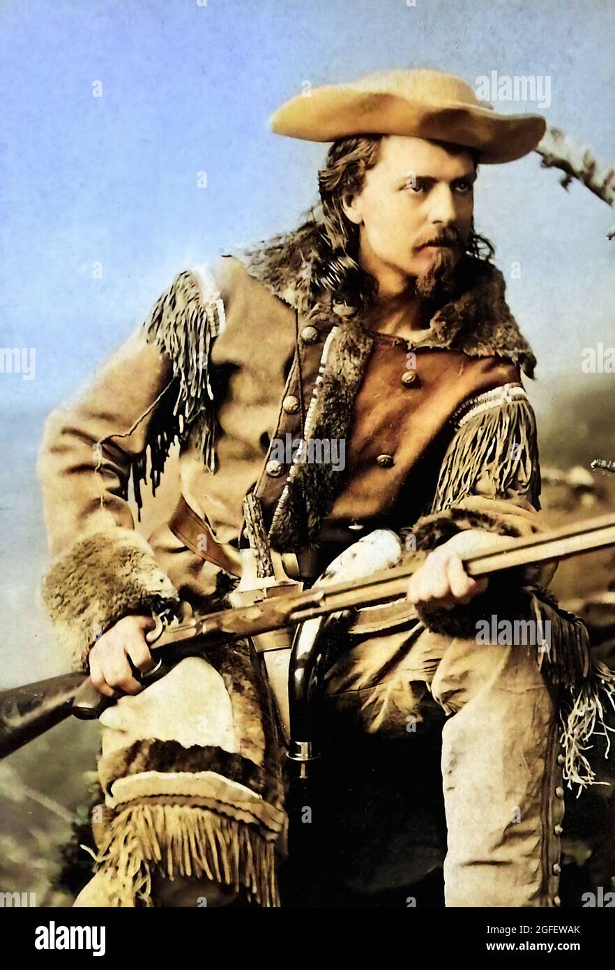 Buffalo bill portrait hi-res stock photography and images - Alamy