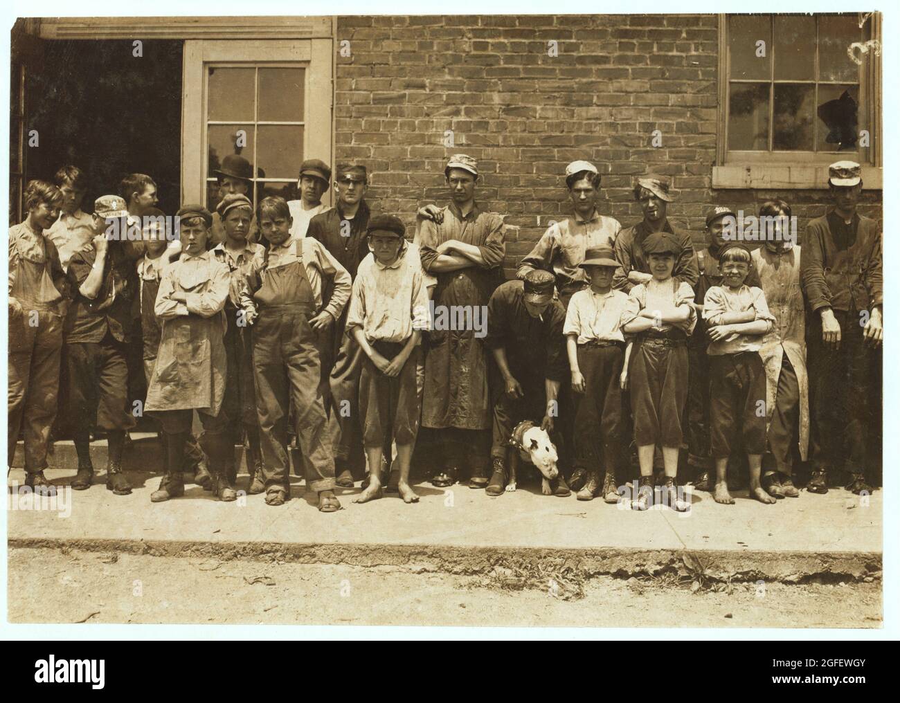 A few of the young workers in West End Shoe Factory, Lynchburg