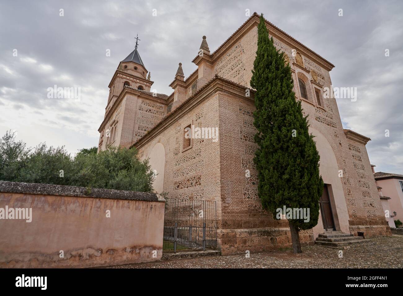 Church of Santa Maria de la Alhambra in Granada. Spain Stock Photo - Alamy