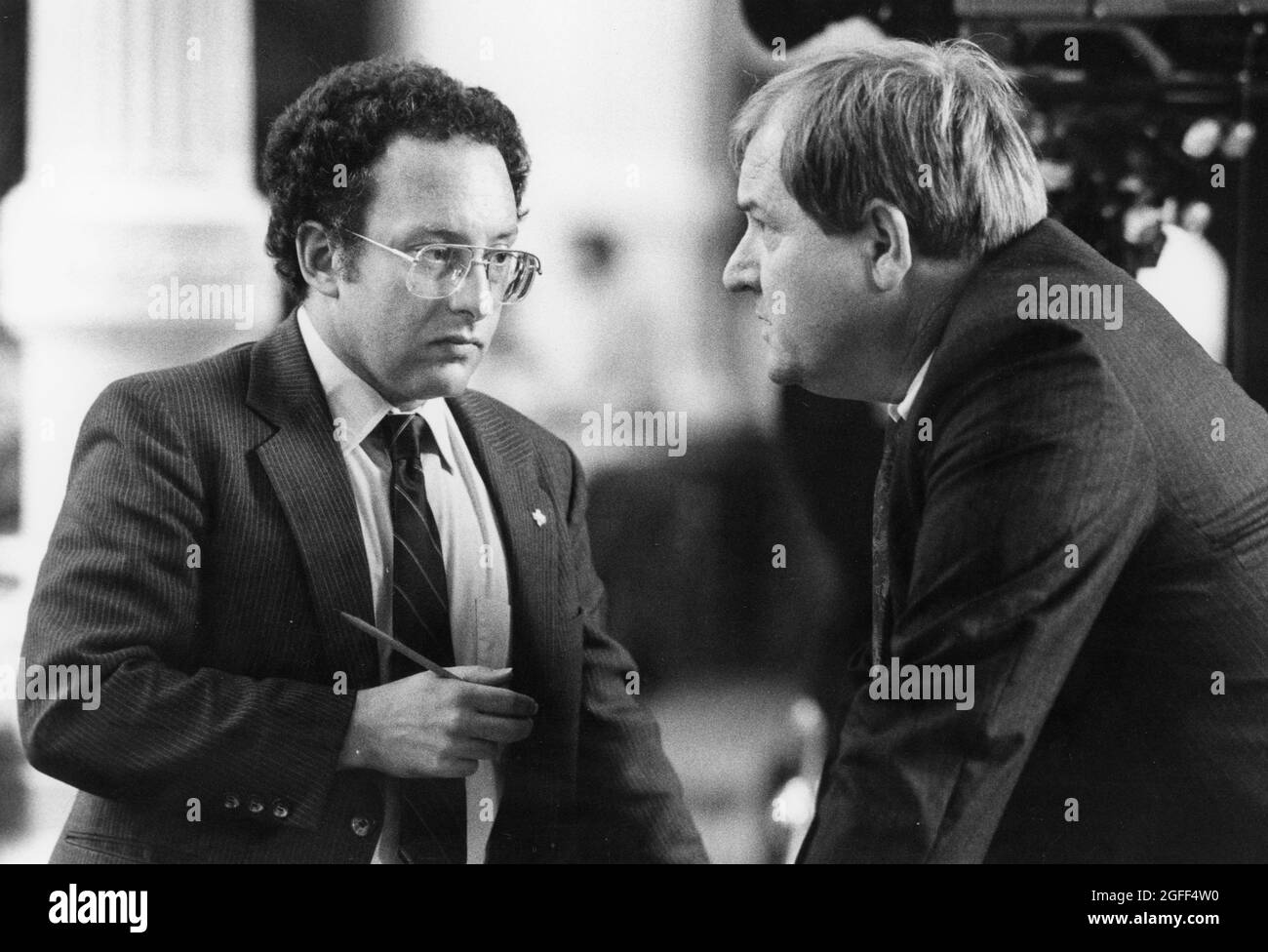 Austin Texas USA, 1987: Texas legislators at work on the state budget.  ©Bob Daemmrich Stock Photo