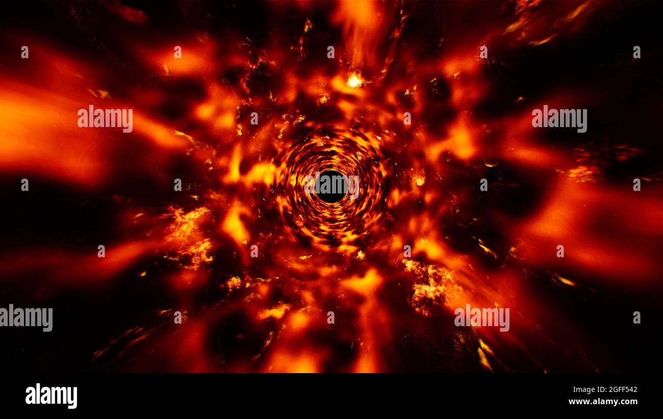 Blazing Fire Energy Effect Stock Photo Alamy