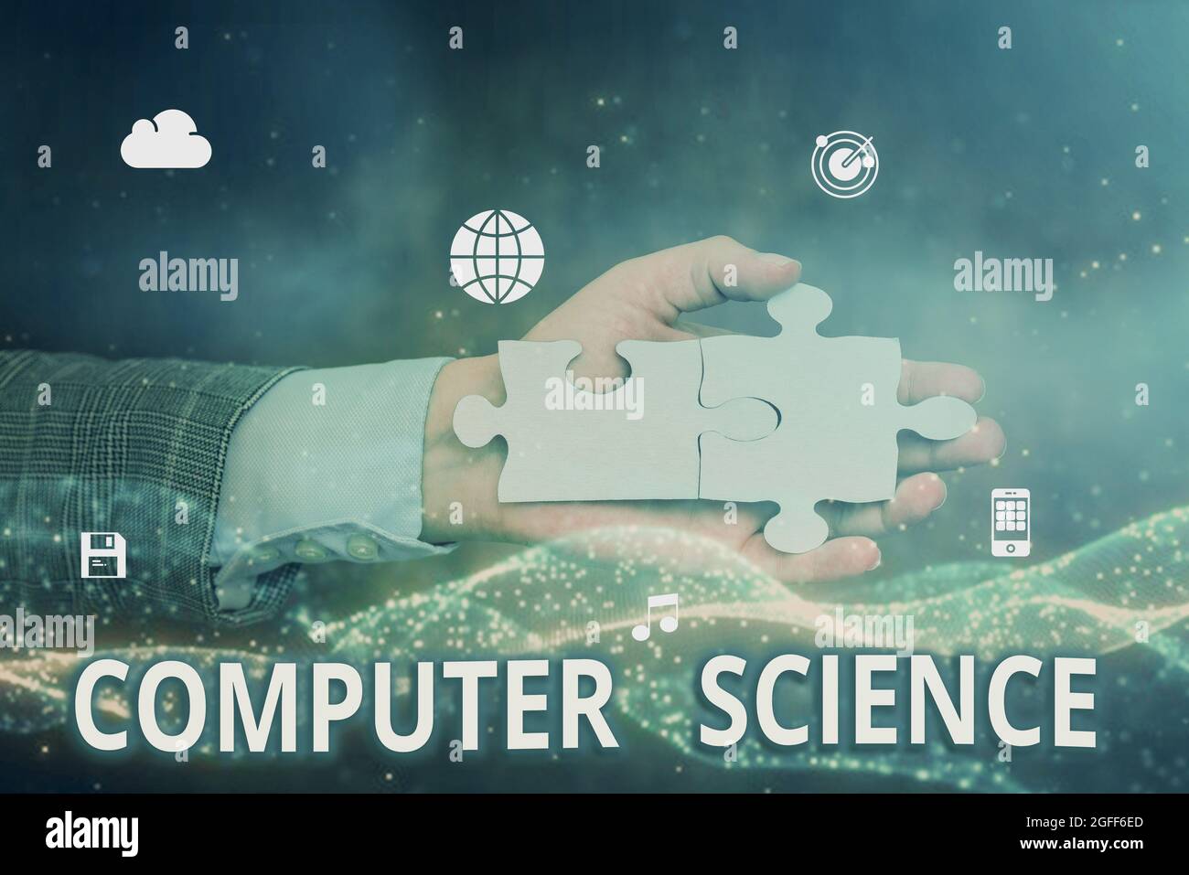 Text showing inspiration Computer Science. Conceptual photo study of ...