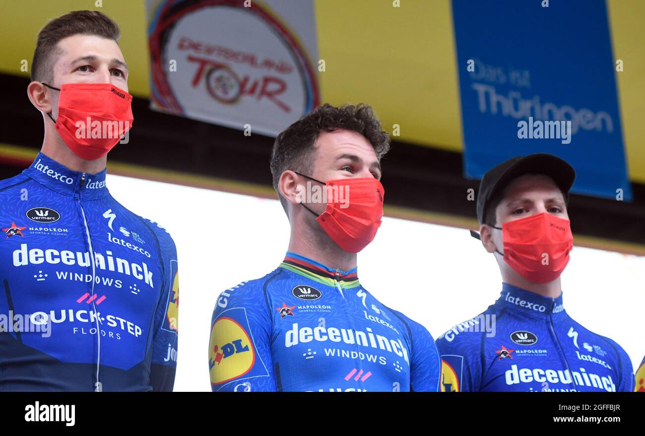Stralsund, Germany. 25th Aug, 2021. Cycling Before the start of the