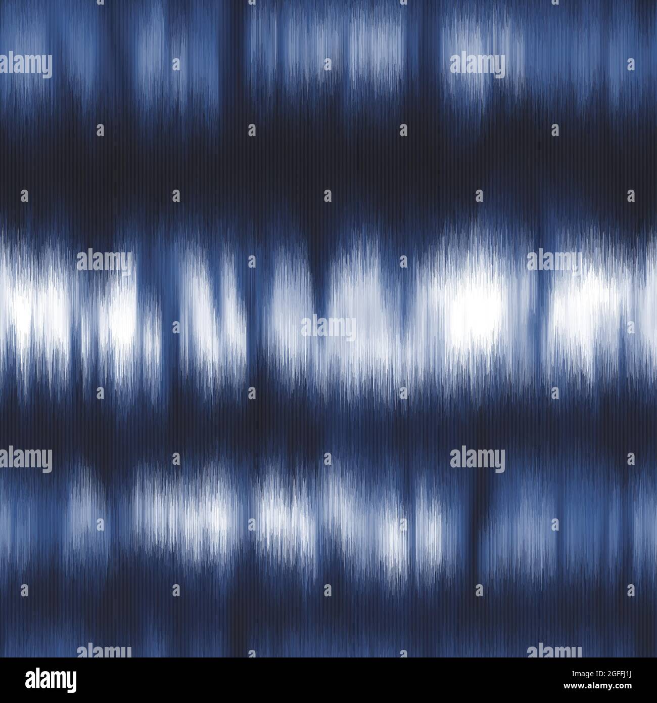 Seamless indigo shibori tie dye pattern for surface print Stock Vector