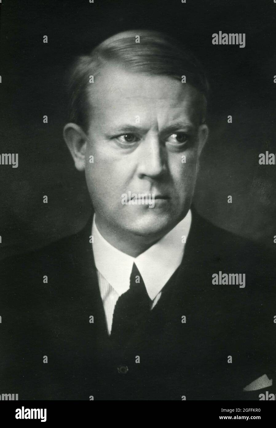 Vidkun Quisling, the Norwegian nazi collaborator and head of the Nazi ...
