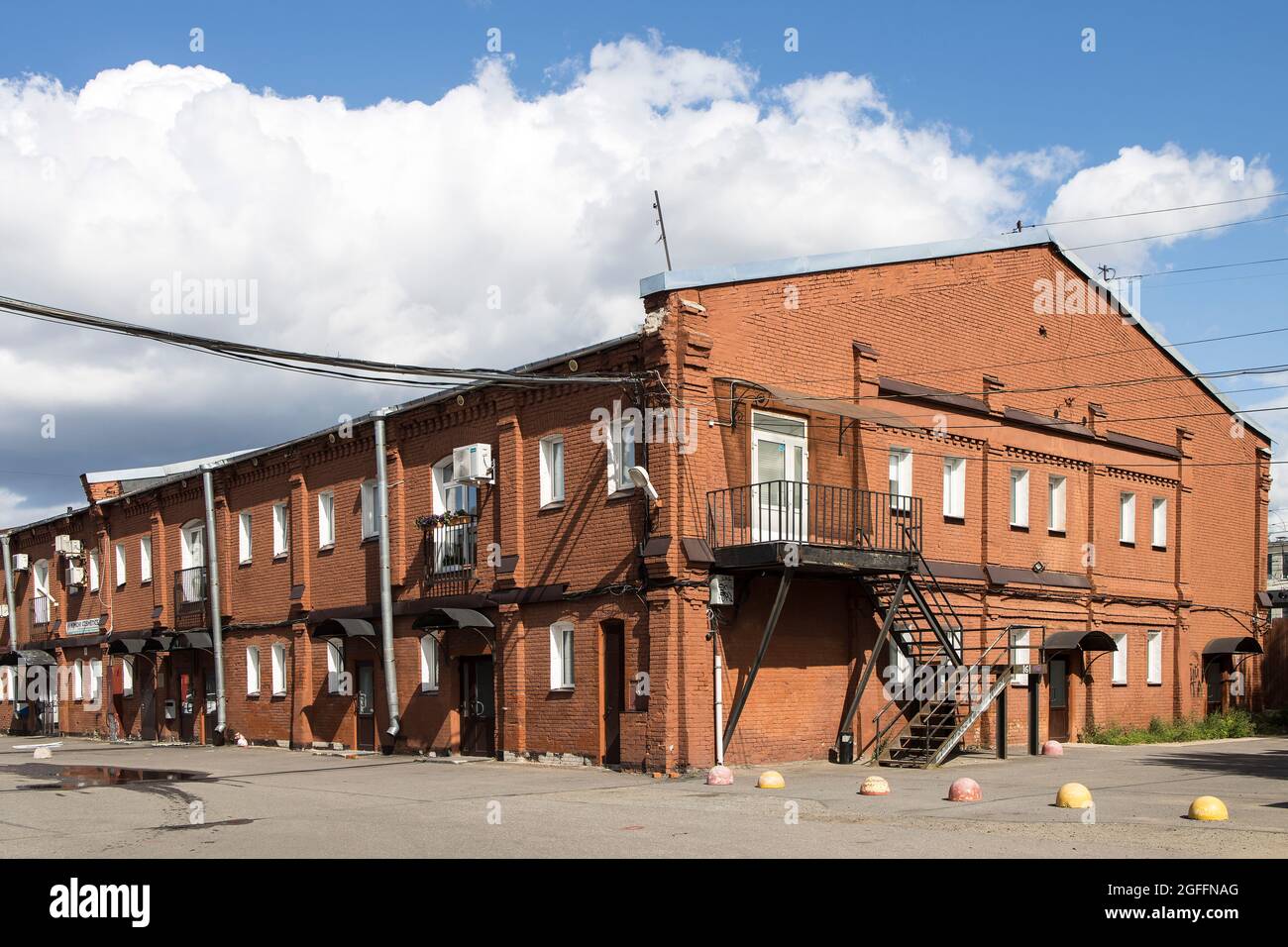 Saint Petersburg, Russia August 17, 2021 Warehouses of the Northern