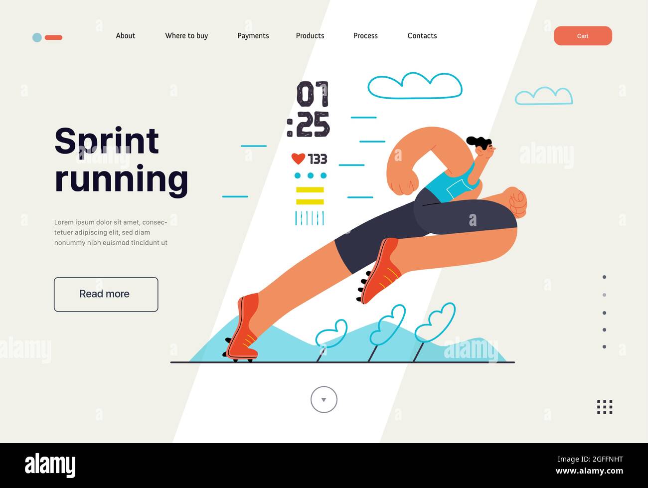 Running h Stock Vector Images - Alamy