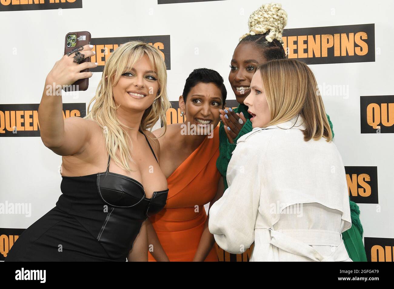 (L-R) Bebe Rexha, Gita Pullapilly, Kirby Howell-Baptiste and Kristen