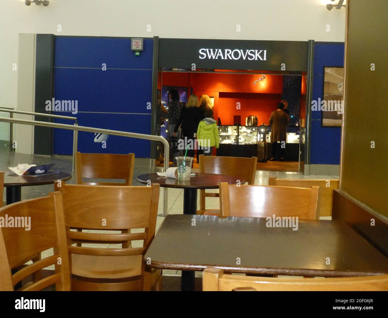 Swarovski shop Glasgow Airport Scotland Stock Photo - Alamy
