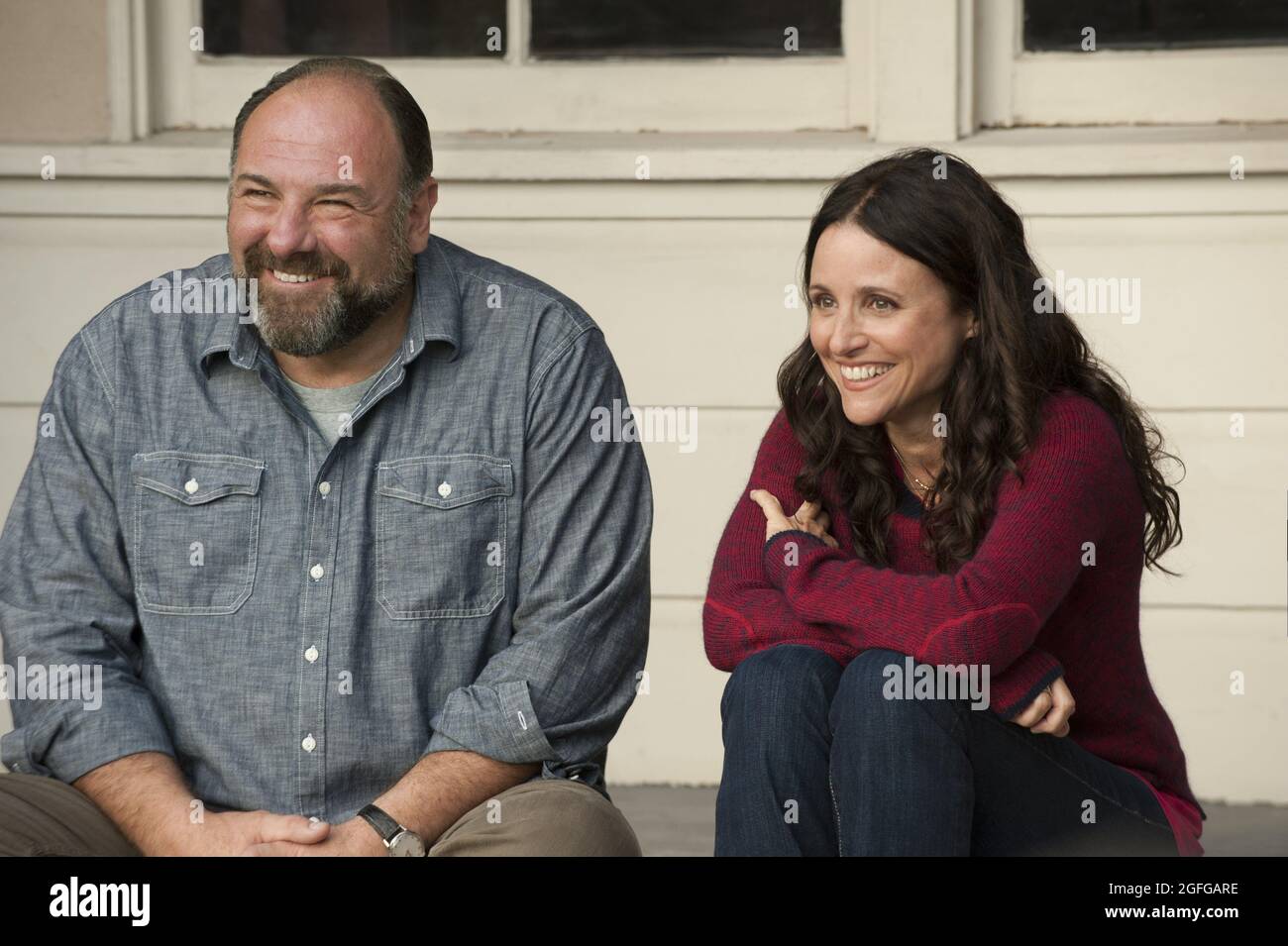 Los Angeles. CA.USA. James Gandolfini and Julia LouisDreyfus in scene