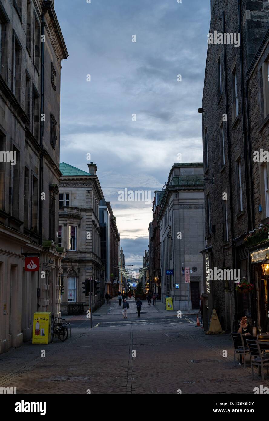 TOWN Edinburgh, Scotland UK Stock Photo
