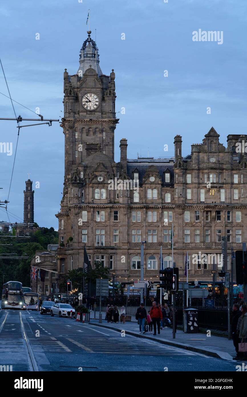 TOWN Edinburgh, Scotland UK Stock Photo