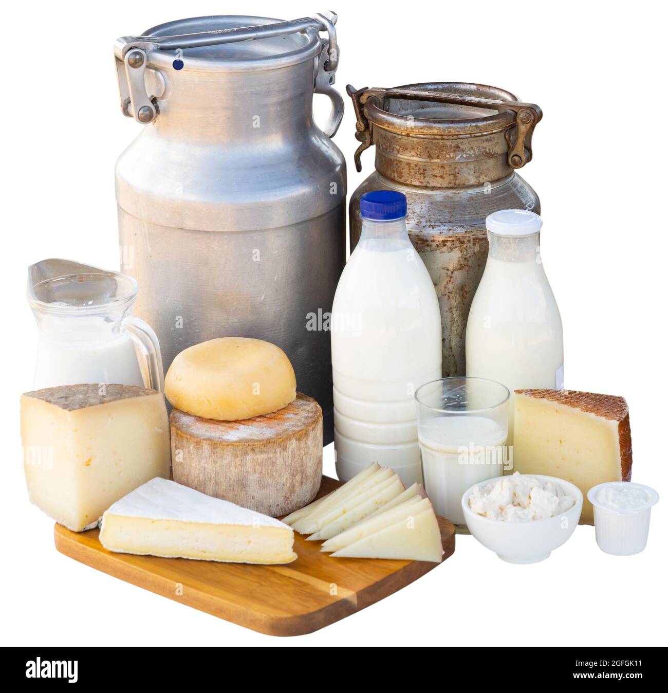 Dairy products milk, cheese, cottage cheese Stock Photo Alamy