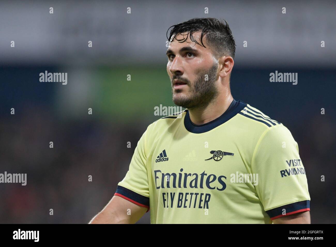 Sead Kolasinac #31 of Arsenal in action during the game Stock Photo