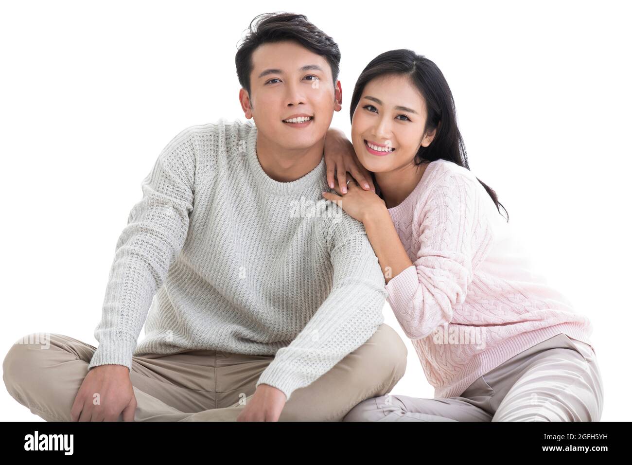 Floor couple young cross hi-res stock photography and images - Alamy