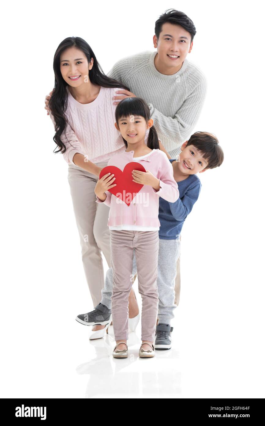Happy young family Stock Photo - Alamy