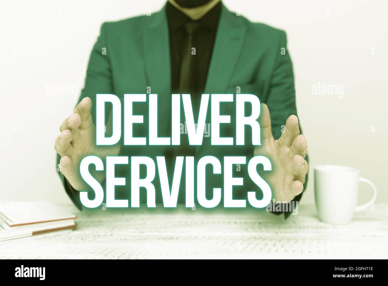Inspiration showing sign Deliver Services. Business approach the act of ...