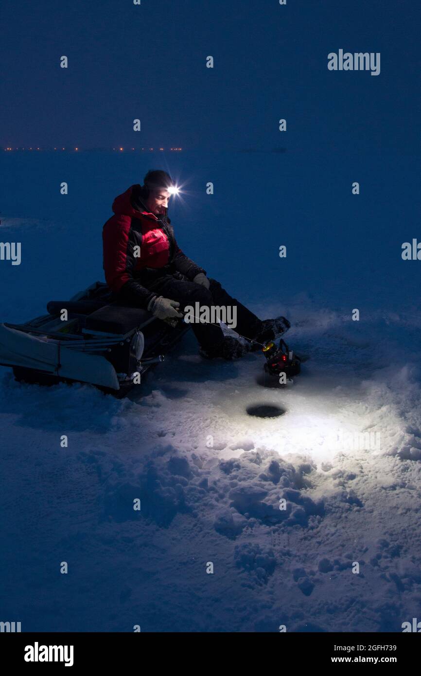 Ice fisherman hires stock photography and images Alamy